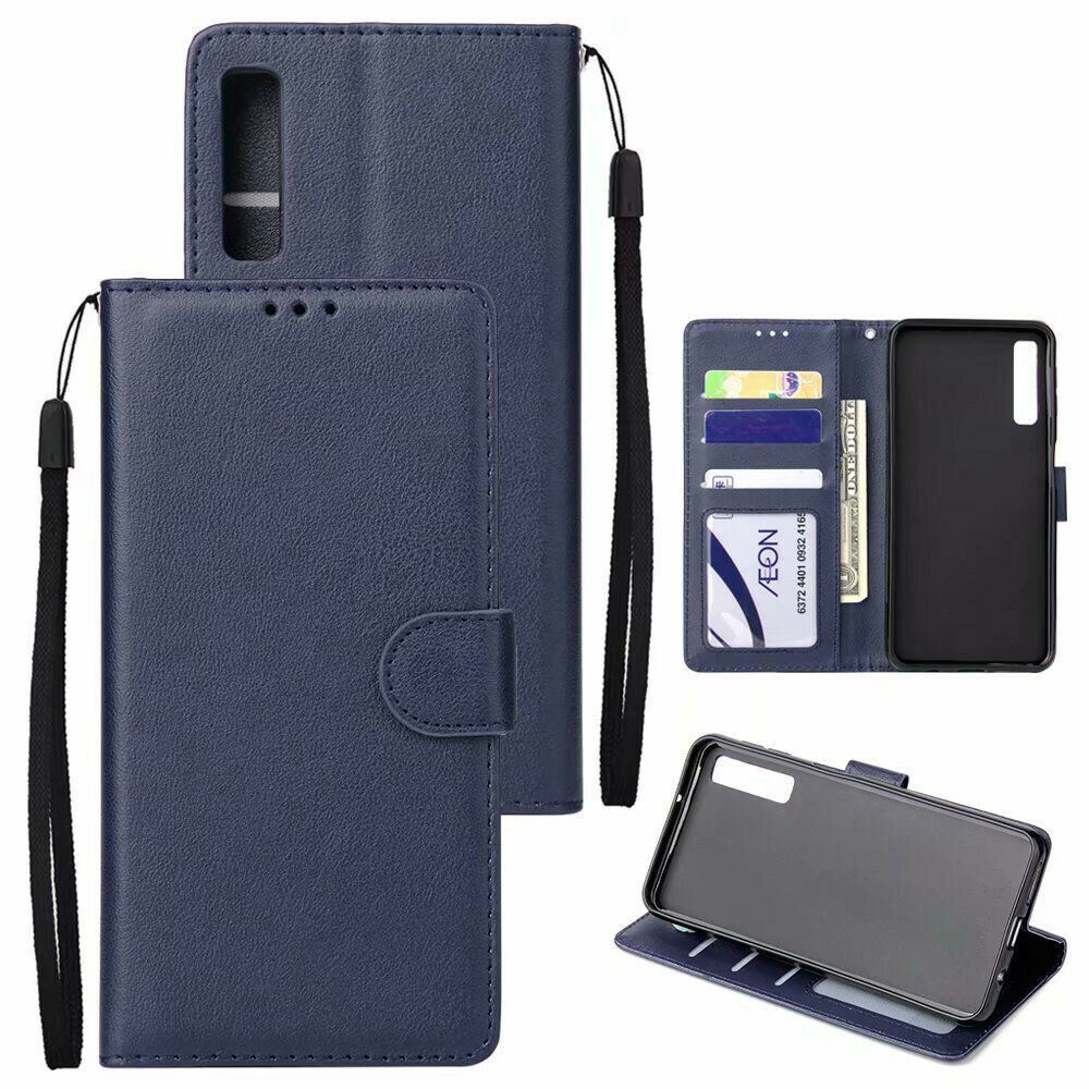 Leather Folio Wallet Case for Samsung Galaxy A20 / A30 Leather Folio Wallet Case for Samsung Galaxy A20 / A30